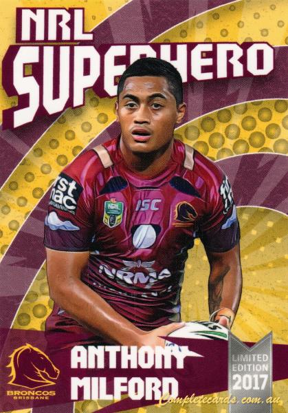 2017 Limited Edition NRL Superhero -Base