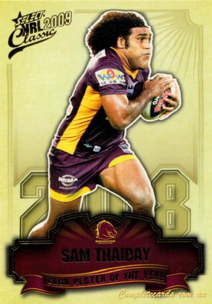2009 Select Classic - Club Player of the Year