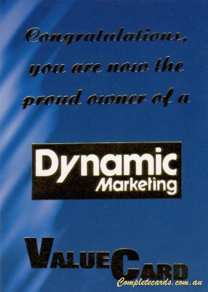 1996 Dynamic ARL Series 2 - All Fired Up Promotional Card