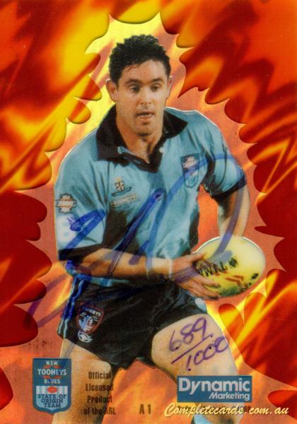1996 Dynamic ARL Series 2 -  All Fired Up Signatures