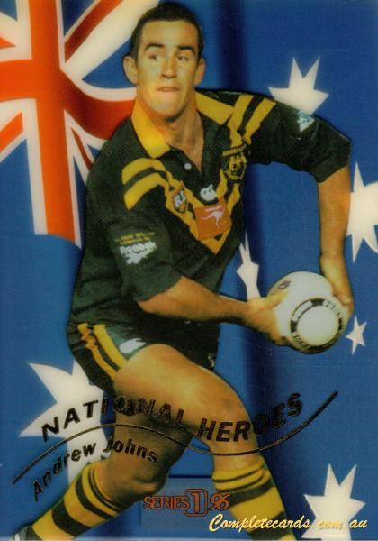 1996 Dynamic ARL Series 1 -  National Heroes Signatures