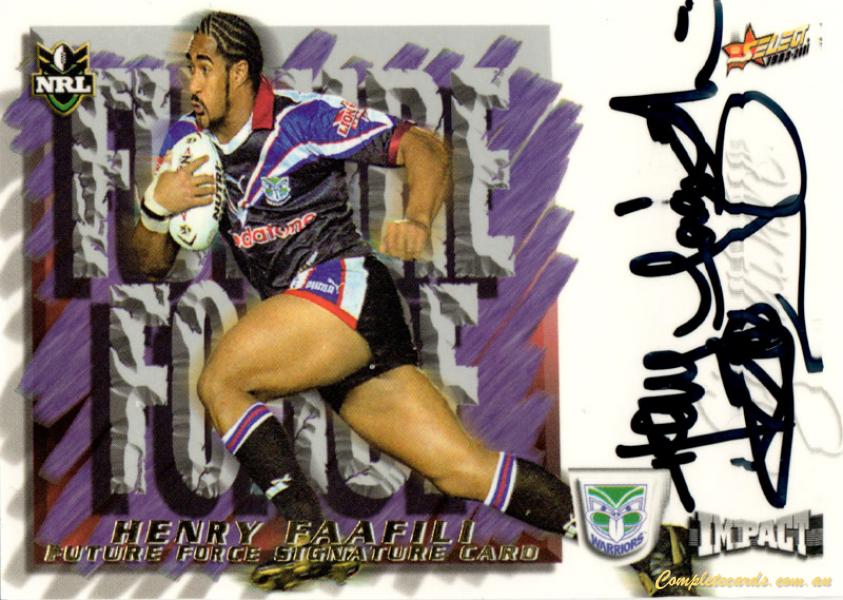2001 NRL Impact - Future Force Signatures