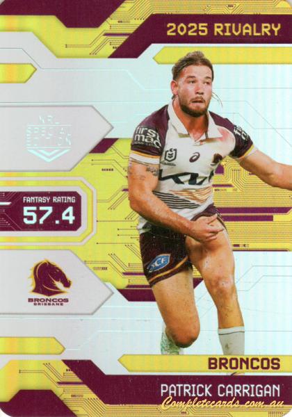 2025 NRL Rivalry - Game Card