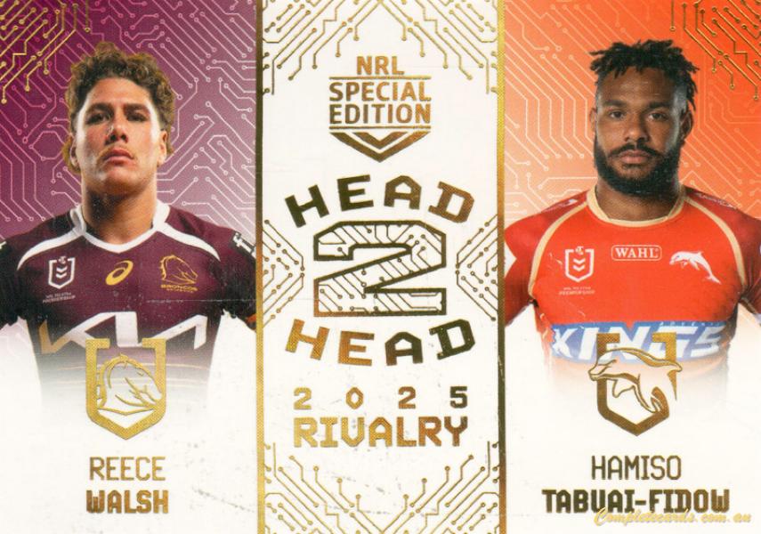 2025 NRL Rivalry - Head To Head
