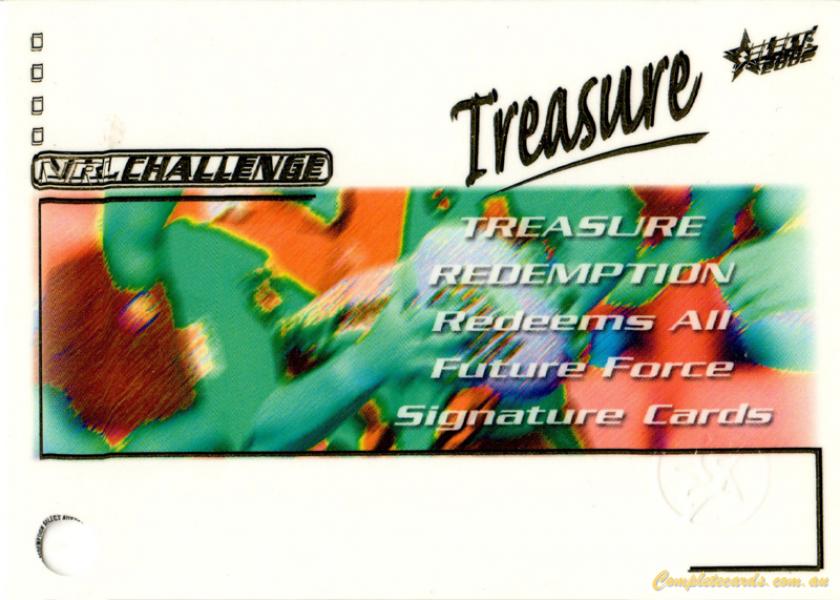 2002 Select Challenge - Treasure Redemption