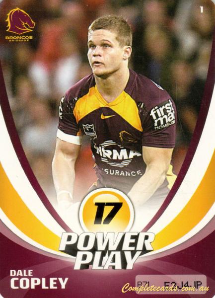 2013 NRL Power Play - Base