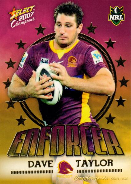 2007 Select NRL Invincible - Enforcers