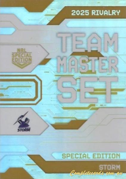 2025 NRL Rivalry - Team Master Set Golden Ticket