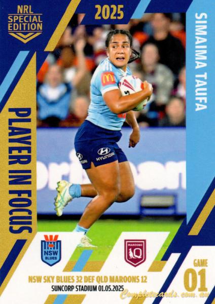2025 NRL Player In Focus - Womens State Of Origin