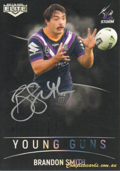 2019 NRL Elite - Young Guns Black Signature
