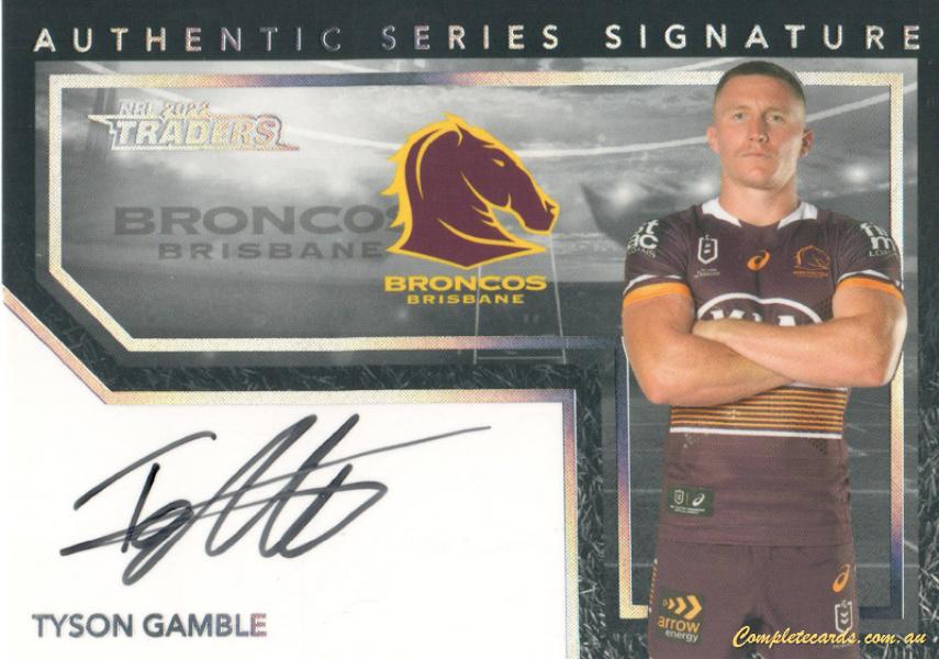 2022 NRL Traders - Authentic Signatures Black 