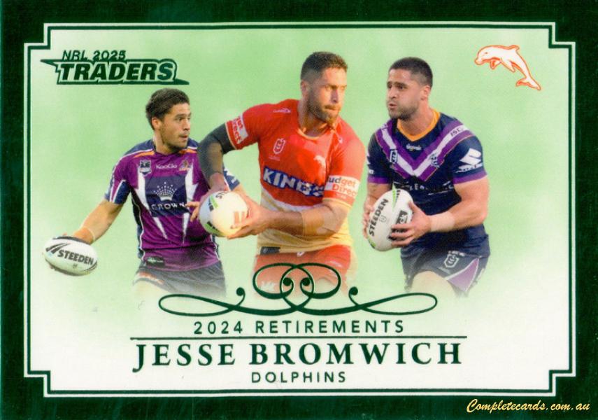 2025 NRL Traders Titanium - Retirements Parallel (Case Cards)