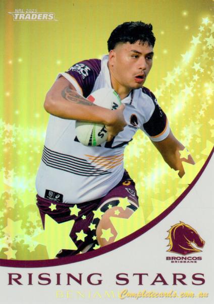 2025 NRL Traders Titanium - Rising Stars Gold