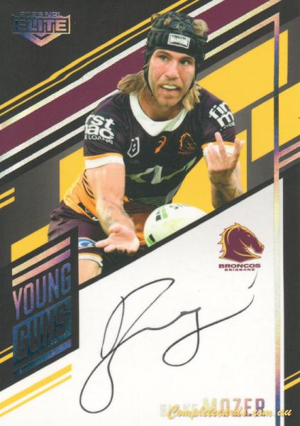 2025 NRL Elite - Young Guns Black Signature