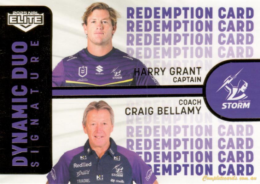 2025 NRL Elite - Dynamic Duo Signature