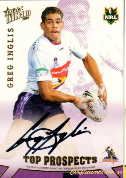 2006 Select NRL Invincible - Top Prospect Signatures