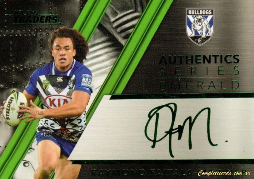 2019 NRLTraders - Authentic Signature Emerald