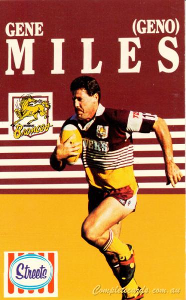 1991 Streets - Brisbane Broncos