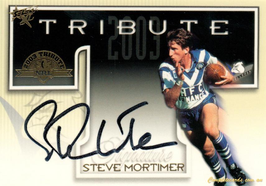 2003 Select XL - Tribute Signature