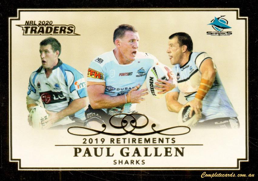 2020 NRL Traders - Retirements 