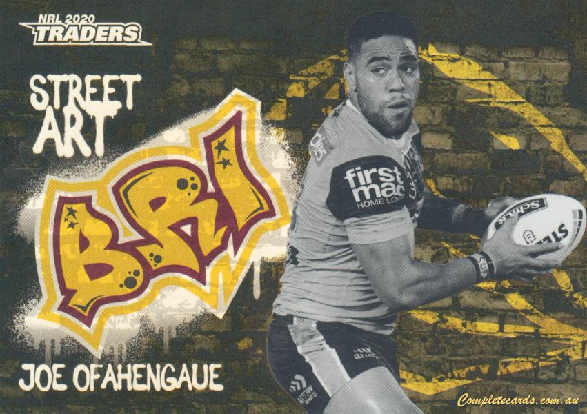 2020 NRL Traders - Street Art Black 