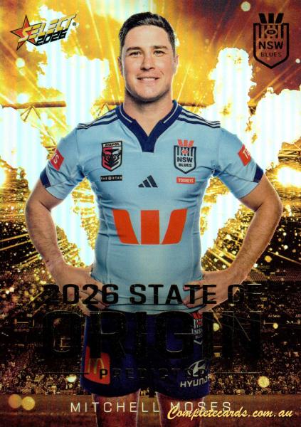 2026 NRL Select League Heroes - State Of Origin Predictor Gold