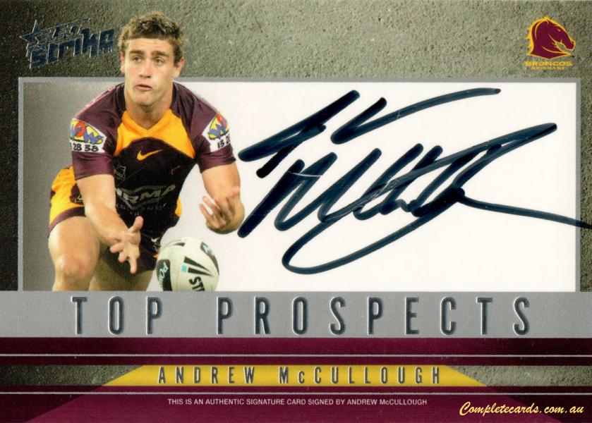2011 NRL Strike - Top Prospects Signatures 
