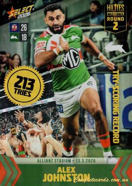 2026 NRL Hilites - Milestones