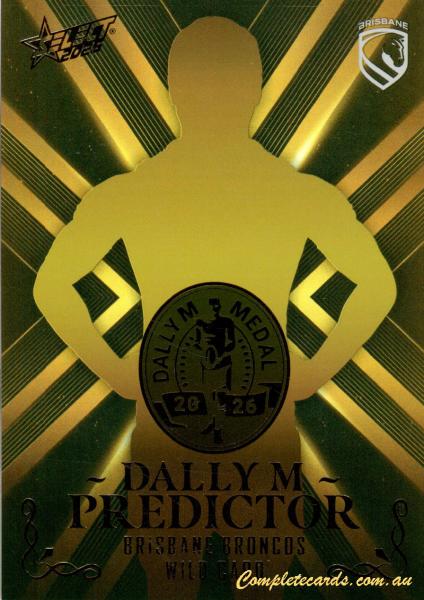 2026 NRL Select League Heroes - Dally M Predictor Gold