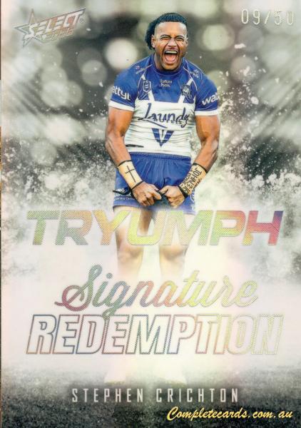 2026 NRL Select League Heroes Hobby Edition - Tryumph Black Signature