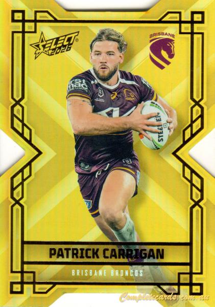 2026 NRL Select League Heroes Hobby Edition - Die Cut Gold