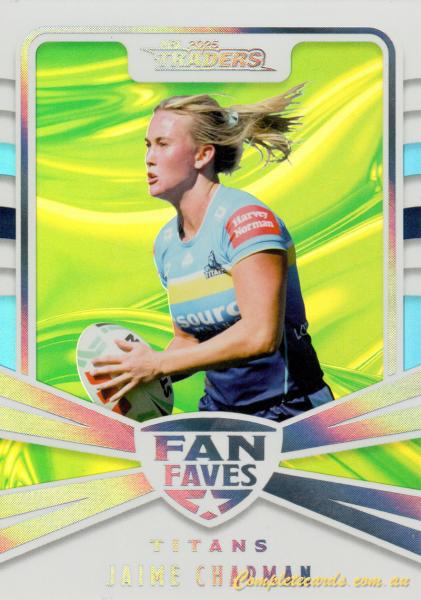2025 NRL Traders Titanium - Fan Faves Green