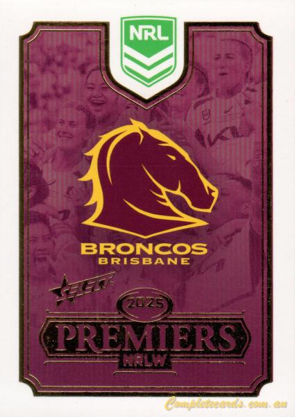 2025 NRLW Premiers Brisbane Broncos