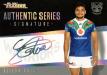 2021 NRL Traders - Authentic Series Signature Silver 