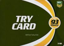 2013 NRL Power Play - Game Card
