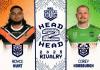 2025 NRL Rivalry - Head To Head Blue
