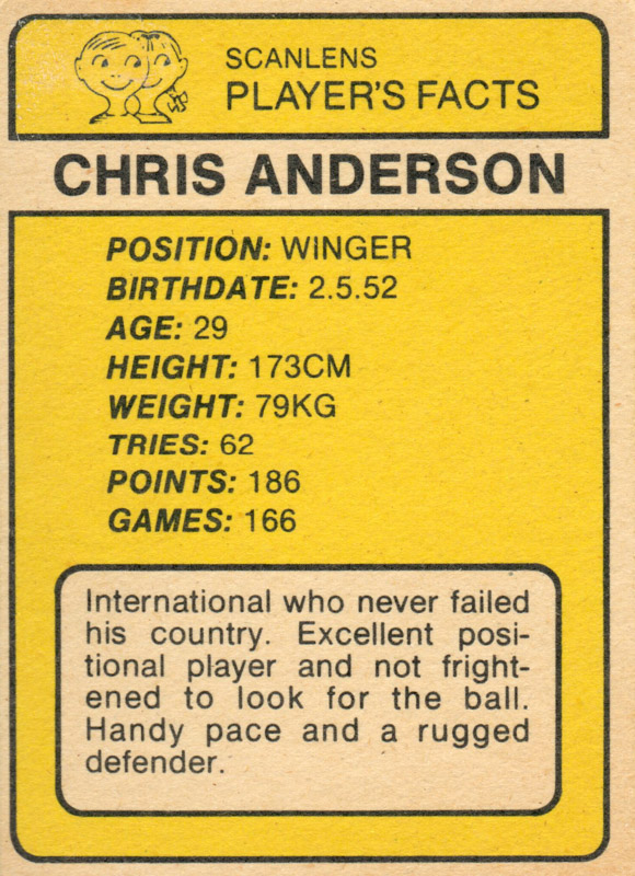 Chris Anderson back