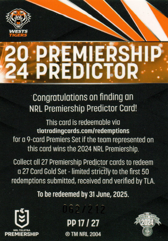 Wests Tigers back