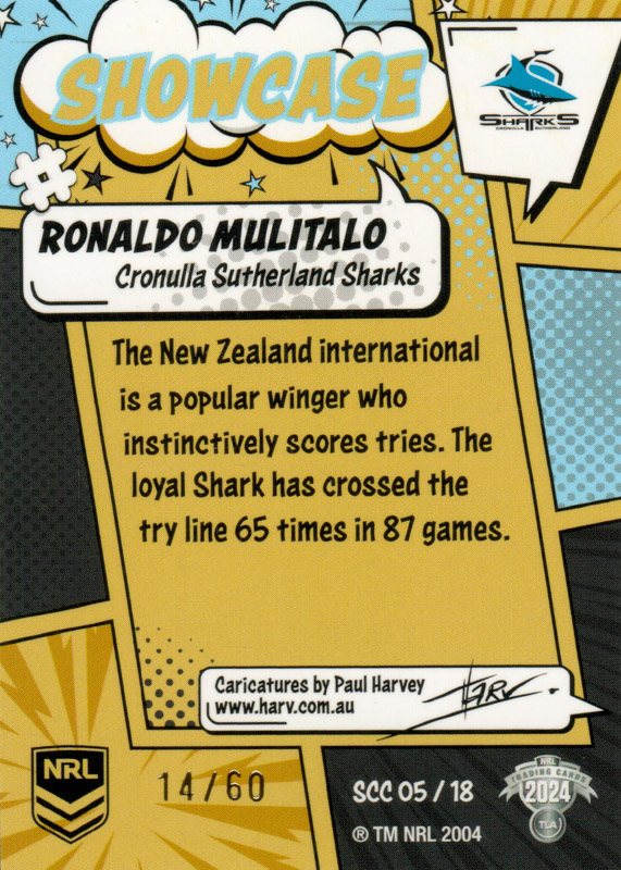 Ronaldo Mulitalo back