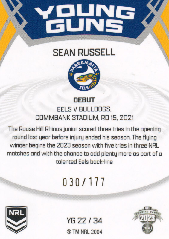 Sean Russell back