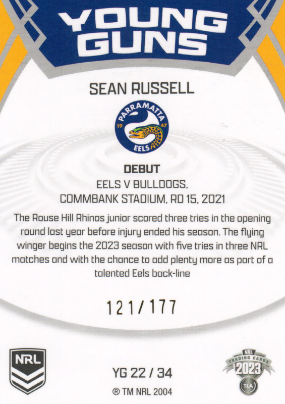 Sean Russell back