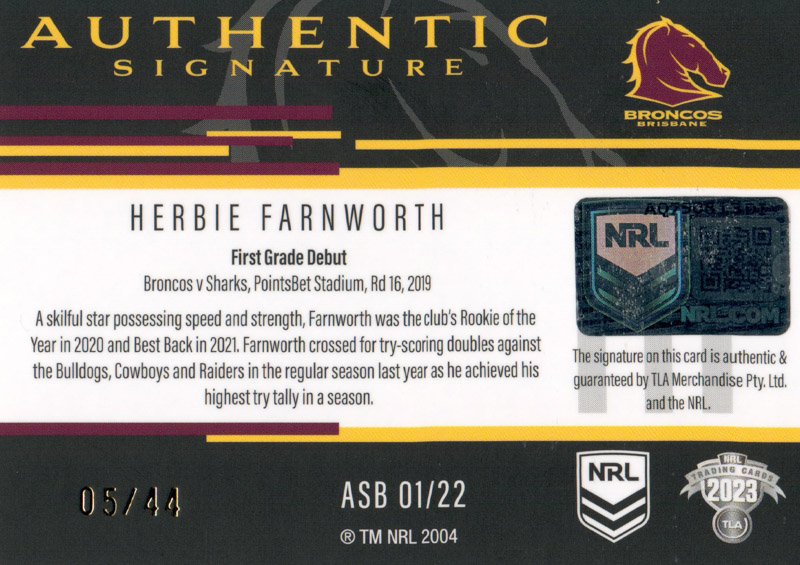 Herbie Farnworth back