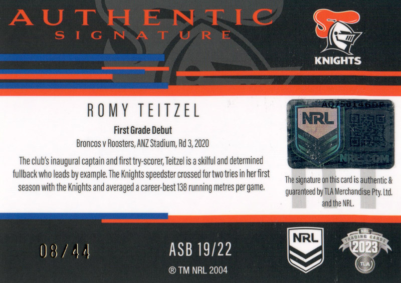 Romy Teitzel back