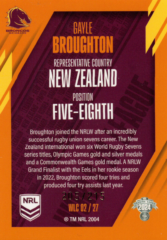 Gayle Broughton back