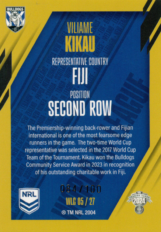 Viliame Kikau back
