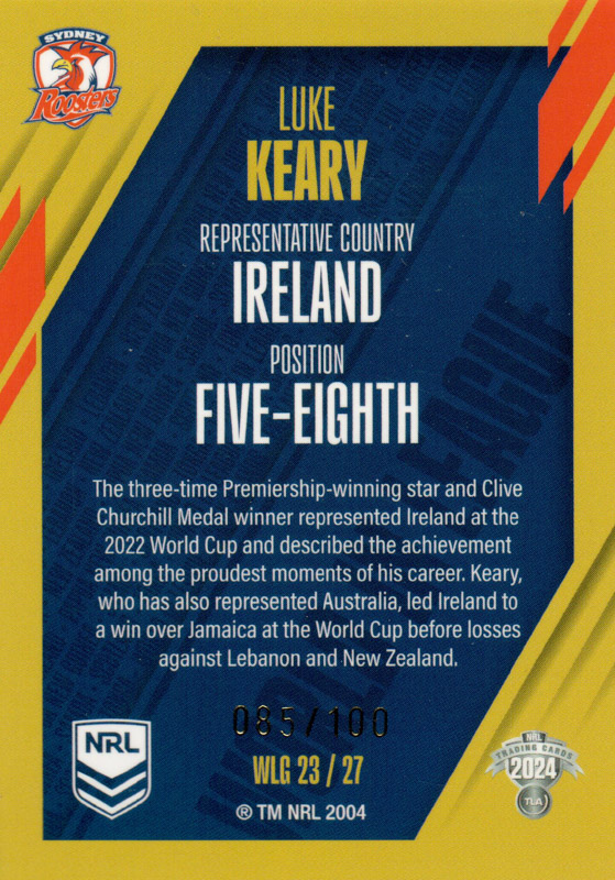 Luke Keary back