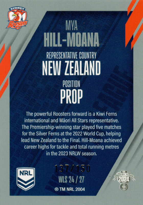Mya Hill-Moana back