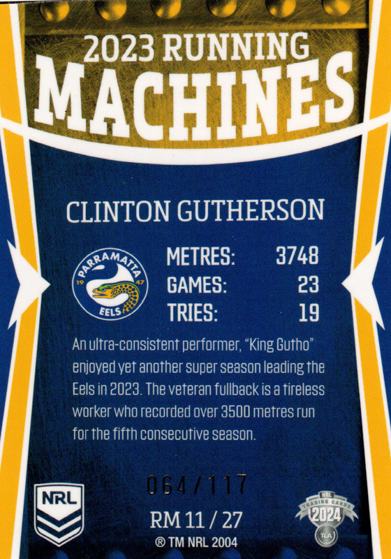 Clinton Gutherson back