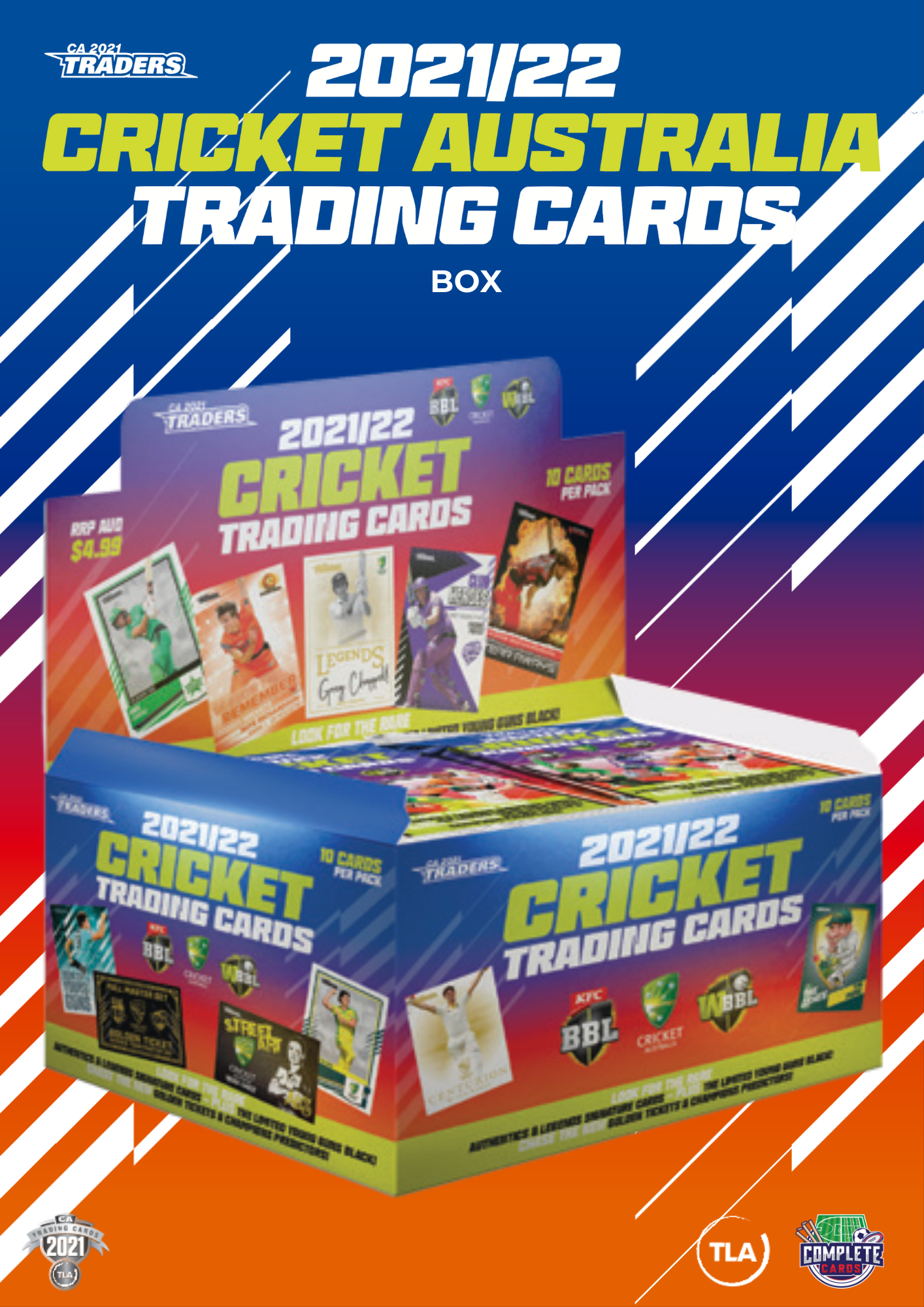 2021-22 TLA Traders Cricket Australia - Box