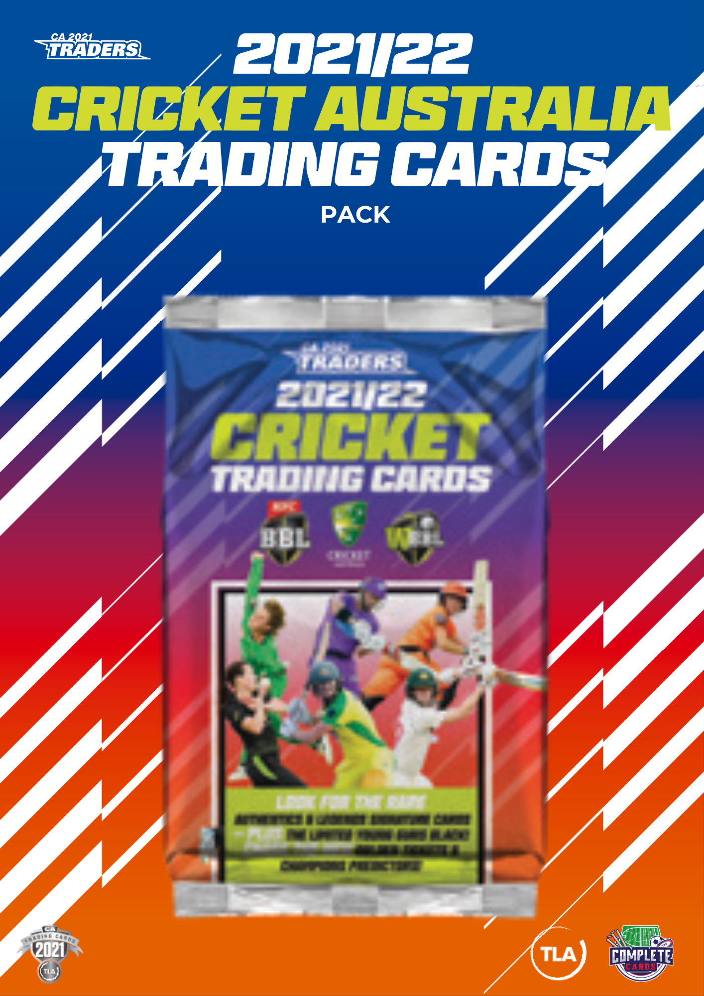 2021-22 TLA Traders Cricket Australia - Pack